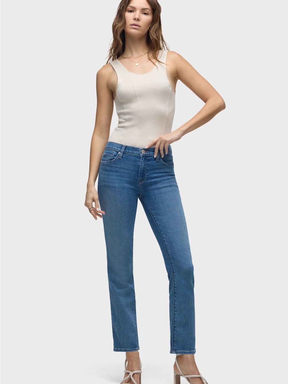 Hudson - Nico Midrise Super Skinny Crop
